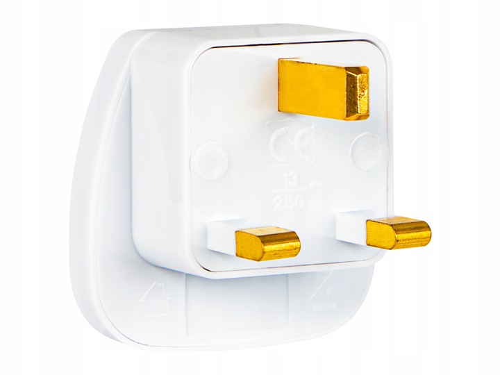 2x PRZEJŚCIÓWKA Wtyczka typ G ADAPTER PODRÓŻNY EU-UK PL ANGIELSKA