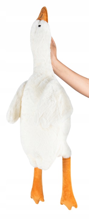 MASKOTKA PODUSZKA PLUSZAK GĘŚ PLUSZOWA XXL 90cm