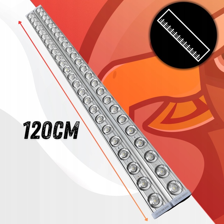 ŚWIETLÓWKA LED 120cm 72W Barwa NEUTRALNA Panel LED Oprawa Lampa