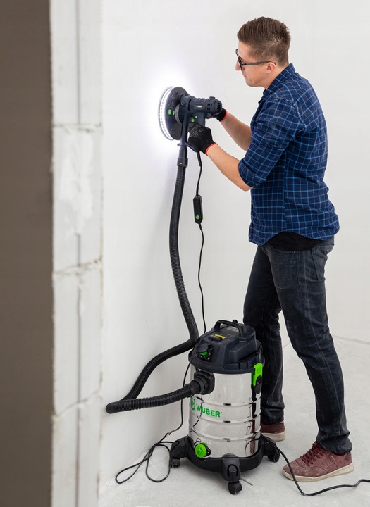 ODKURZACZ PRZEMYSŁOWY WARSZTATOWY MOKRO SUCHO HEPA POPIÓŁ GIPS MOCNY