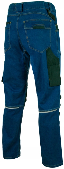 ELASTYCZNE spodnie robocze męskie JEANS STRETCH
