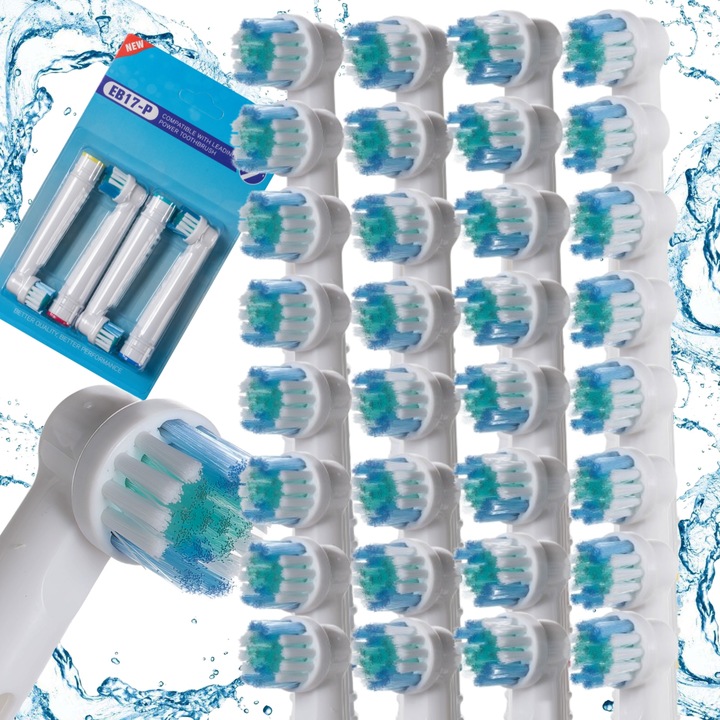 32x Końcówki do szczoteczki elektrycznej BRAUN Oral-B 32 szt EB-17P
