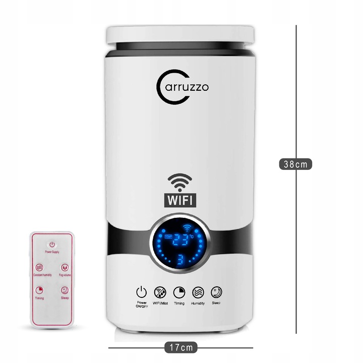 Nawilżacz powietrza SMART HOME WIFI automatyczny AROMATERAPIA OLEJKI PILOT