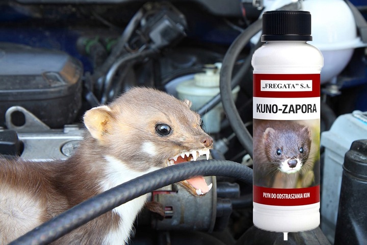 KUNO ZAPORA SILNY PŁYN ODSTRASZACZ KUN GRYZONI 1 L