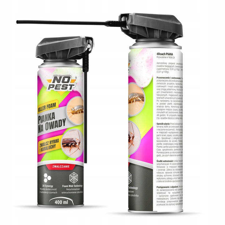 ŚRODEK PREPARAT NA MRÓWKI RYBIKI KARALUCHY PLUSKWY PIANKA NA OWADY NO