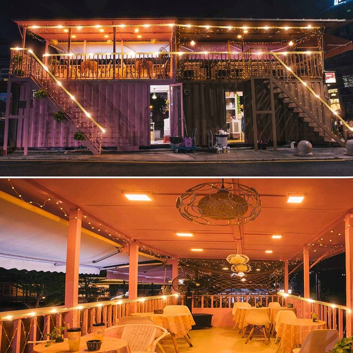 DŁUGIE SOPLE ZEWNĘTRZNE 200LED LAMPKI LED KURTYNA ŚWIETLNA BIAŁY CIEPŁY 9M.