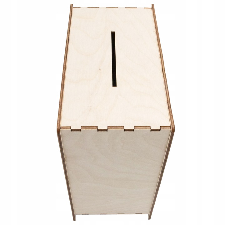 DREWNIANA SKARBONKA WYKREŚLANA PREZENT DOWOLNY NAPIS OSZCZĘDZANIE PIENIĘDZY