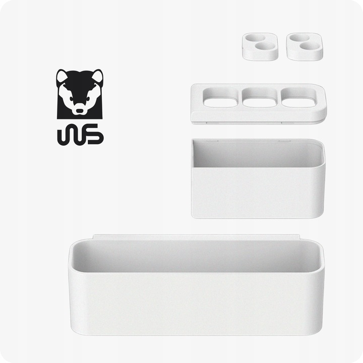 Uchwyt na szczoteczki do zębów Wieszak Organizer łazienkowy Kubek Pojemnik