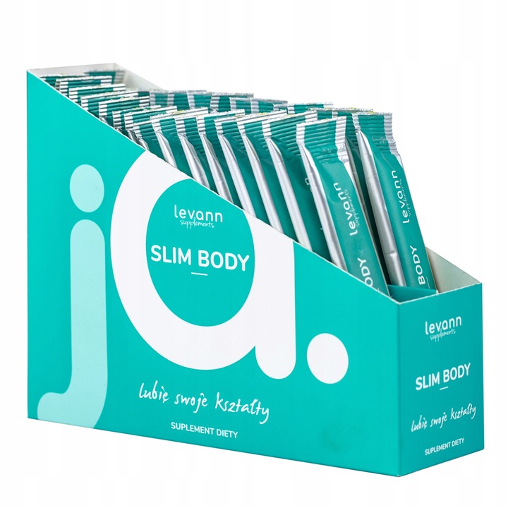 SLIM BODY "jA" WSPOMAGANIE ODCHUDZANIA LEVANN SUPPLEMENTS 30 SASZETEK