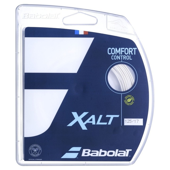 Naciąg tenisowy Babolat Xalt set. 12 m. white 1,25 mm