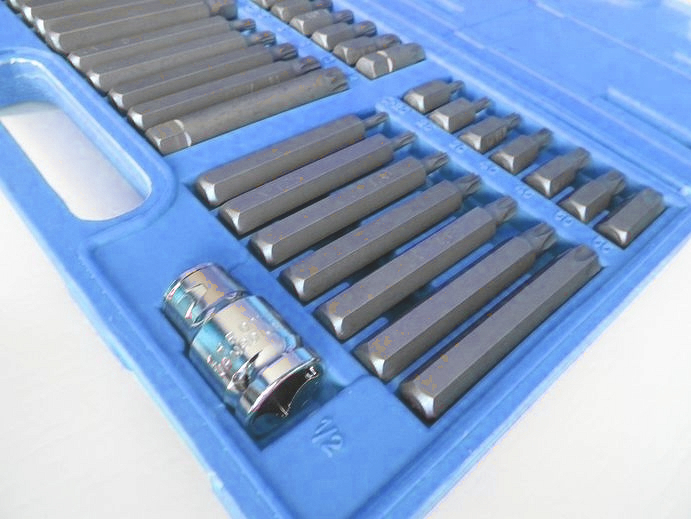 ZESTAW KLUCZY BITÓW TORX IMBUS SPLINE HEX 40SZT