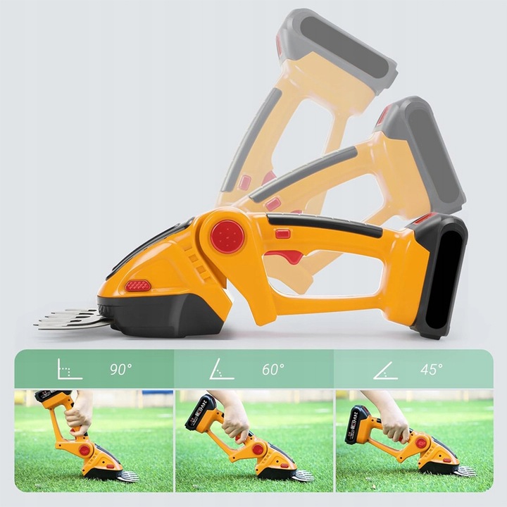 AKUMULATOROWE NOŻYCE TRAWY KRZEWÓW ŻYWOPŁOTU PRZENOŚNA RĘKOJEŚĆ MAŁE