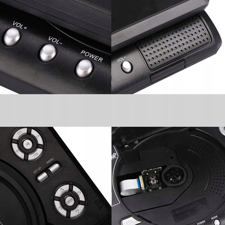 ODTWARZACZ DVD 7,8-CALOWY WYŚWIETLACZ PRZENOŚNY ODTWARZACZ DVD DLA DZIECI