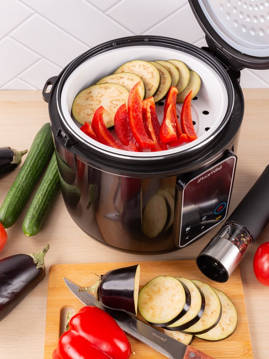 MULTICOOKER ELEKTRYCZNY garnek SZYBKOWAR PAROWAR WIELOFUNKCYJNY 24