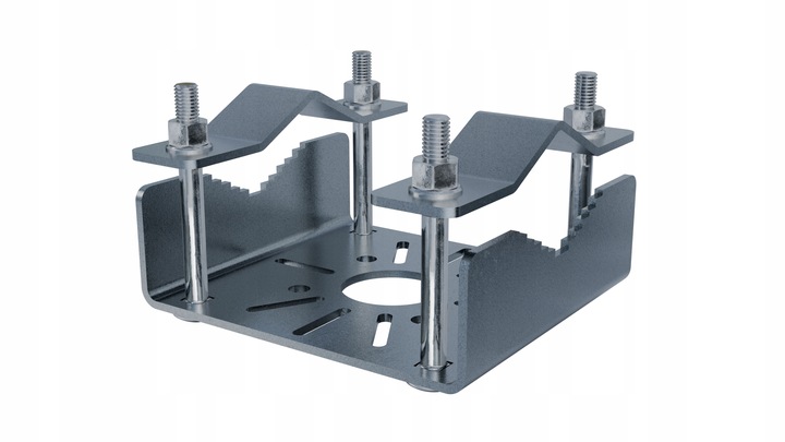 Uchwyt słupowy do kamery do monitoringu uniwersalny do kamer ocynk