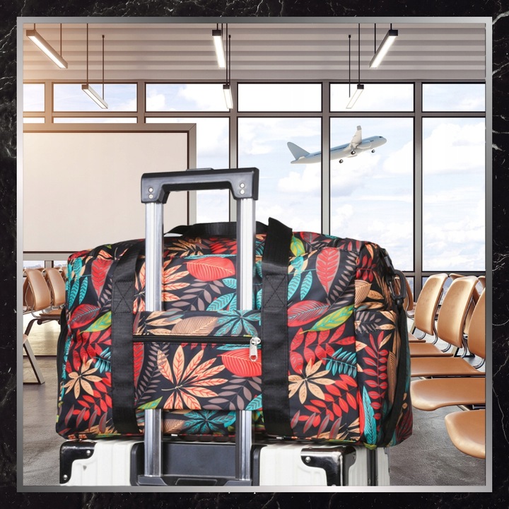 Torba PODRÓŻNA Do Samolotu BAGAŻ Podręczny Kabinowy Sportowa Pojemna