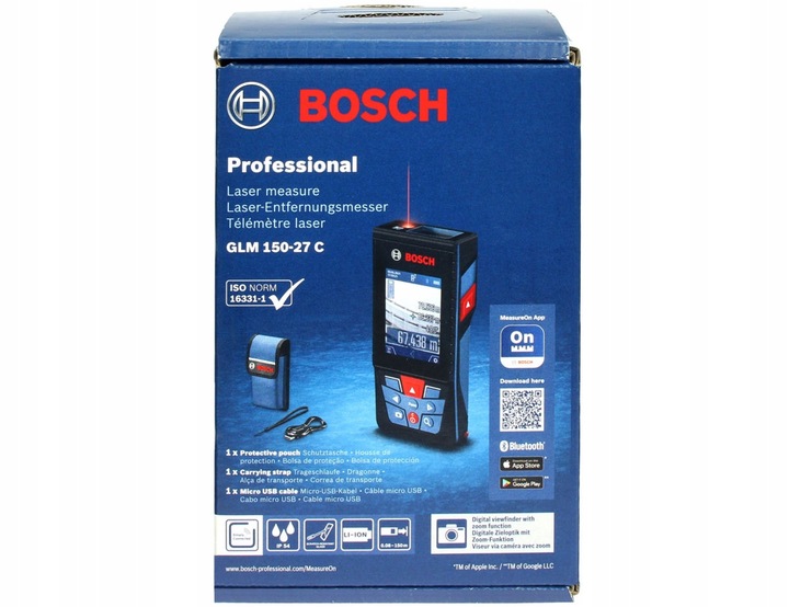 DALMIERZ LASEROWY GLM 150-27 C BOSCH kamera