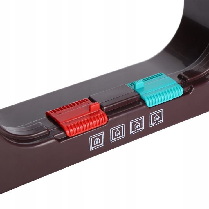 DRZWI Z KLAPĄ DLA KOTA/PSA BRĄZOWY M brąz