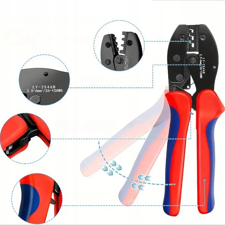 ZACISKARKA PRASKA DO ZŁĄCZ MC4 SOLAR FOTOWOLTAIKA