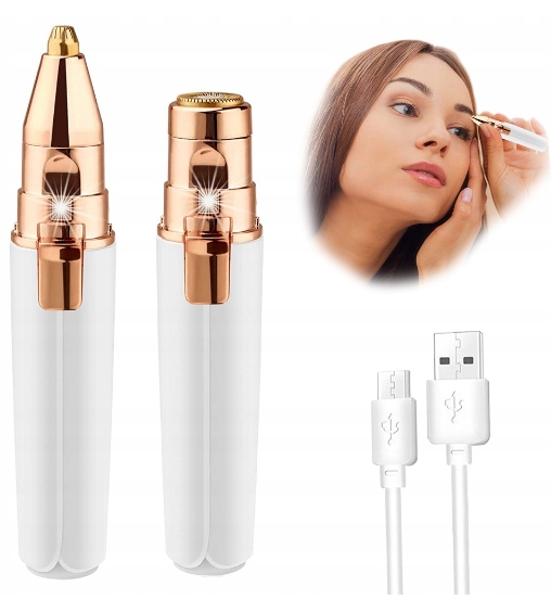 DEPILATOR DO BRWI TRYMER DO TWARZY DAMSKA GOLARKA