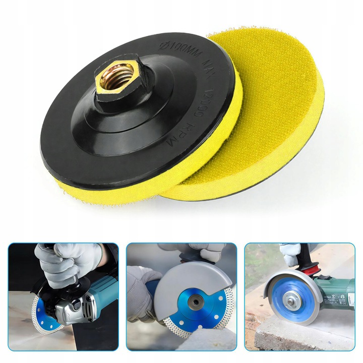 ZESTAW TARCZ DIAMENTOWYCH DO CIĘCIA I SZLIFOWANIA GRESU SPIEKU PŁYTEK