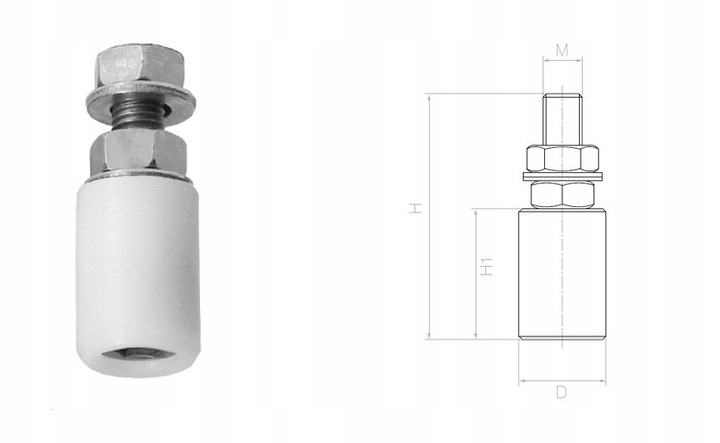 WÓZKI DO BRAMY PRZESUWNEJ 80x80 5 ROLKOWE TRWAŁE ROLKI STALOWE DO 600KG WDB