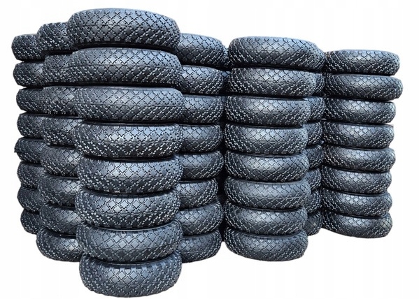 KÓŁKO DO WÓZKA TACZEK 3.0-4.0 260x85mm KOŁA KOŁO POMPOWANE 2PR MOCNE