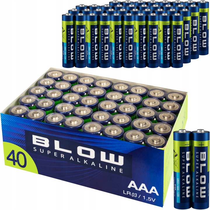 40x BATERIA BATERIE AAA LR3 R3 PALUSZKI ZESTAW MOCNA