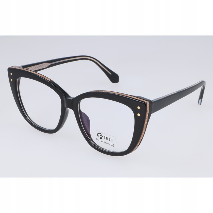 Okulary damskie zerówki do komputera Bluelight filtr