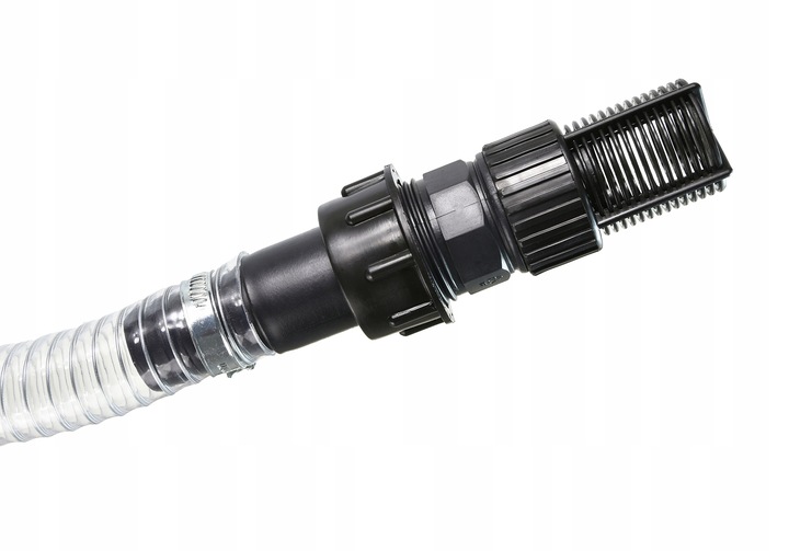 WĄŻ SSĄCY 4M DO POMPY HYDROFORU ZAWÓR ZWROTNY KOSZ ZŁĄCZE 1" ZBROJONY MOCNY