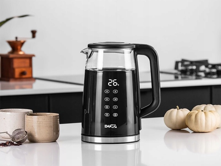 CZAJNIK ELEKTRYCZNY BEZPRZEWODOWY 1,7l 2200W SZKLANY REGULACJA