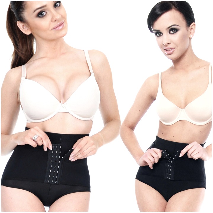 Orirose gorset MAJTKI mocno WYSZCZUPLAJĄCE brzuch modelujące talię PUSH-UP