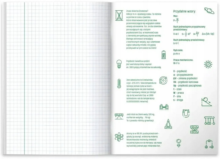 8x Zeszyty tematyczne ze ściągą A5 60 kartek przedmiotowe HERLITZ do szkoły