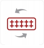 Materac 160x200 piankowy twardy H4/H5 Faro 19cm antyalergiczny dwustronny