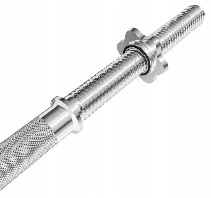 Gryf prosty 150cm stalowy pełny odlew 30mm do obciążeń sztangi zaciski