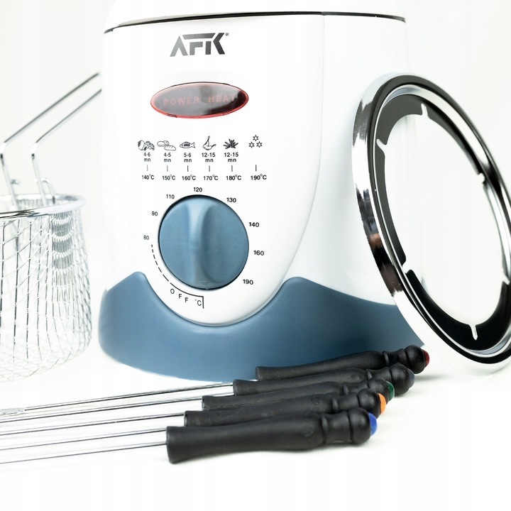 FRYTKOWNICA TRADYCYJNA OLEJOWA + WIDELCE FONDUE 1L