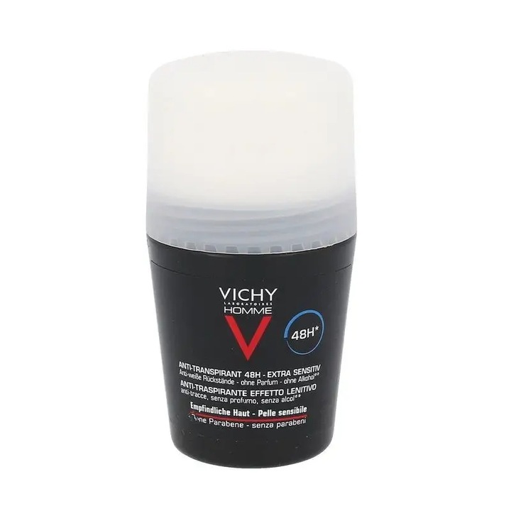 Vichy Extra Sensitiv Antyperspirant Dla Mężczyzn Roll On 48H.