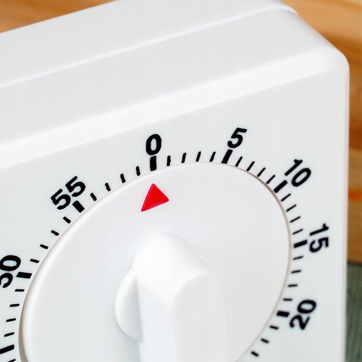 Minutnik KUCHENNY analogowy ręczny czasomierz stoper do gotowania pieczenia