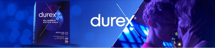 DUREX Extra Safe Dodatkowo Nawilżane Prezerwatywy BEZPIECZNE 24 sztuki