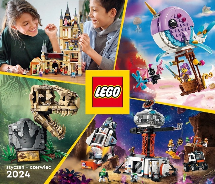 LEGO Creator 3w1 Ciężarówka z Platformą i Helikopterem 31146 +Torba+Katalog