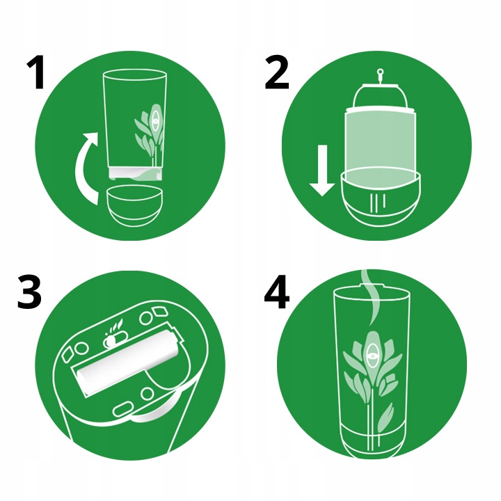 Air Wick Automatyczny Odświeżacz Powietrza Księżycowa Lilia Otulona Satyną