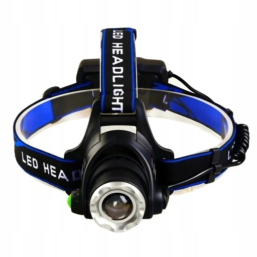 LATARKA CZOŁOWA LED ZOOM XML-T6 CREE LAMPKA CZOŁÓWKA MEGA MOCNA NIEZAWODNA