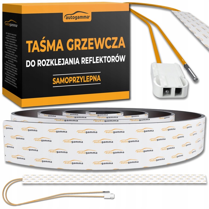 Taśma grzewcza do rozklejania reflektorów lamp samoprzylepna twardy klej