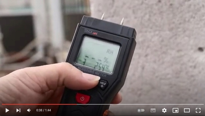 Profesjonalny miernik wilgotności do DREWNA BETONU CEGŁY GIPSU TYNKU