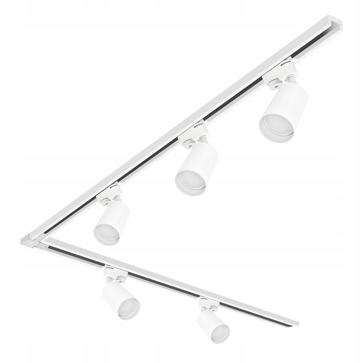Zestaw Szynoprzewód Szyna 3m + 5x Lampa GU10 LED