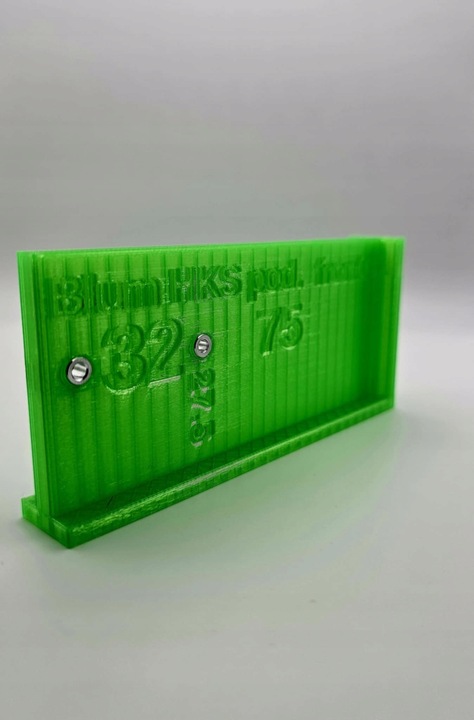 Zestaw Przymiarów do Blum AVENTOS HK-S – wiercenie w korpusie i