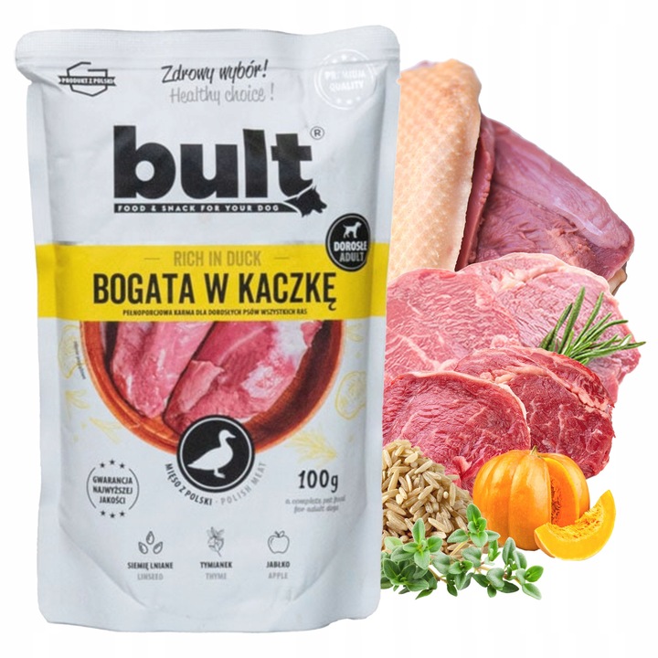 MOKRA KARMA DLA PSA BULT SASZETKI 30x 100g. MIĘSO ZESTAW MIX 6-SMAKÓW