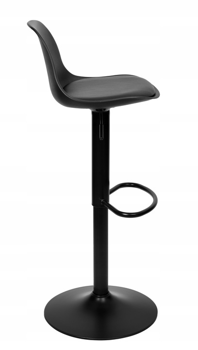 Hoker Barowy Obrotowy Stołek Krzesło Regulowane Tapicerowane Ekoskóra