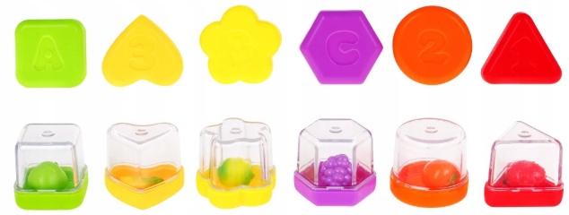 AUTO SORTER DLA NAJMŁODSZYCH KLOCKI + AUTKO 516