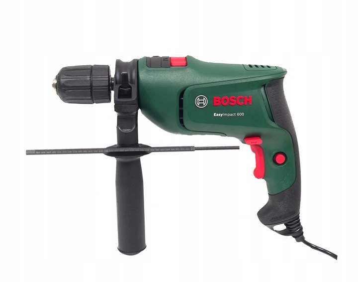 BOSCH WIERTARKA UDAROWA EasyImpact 600 WALIZKA + Wiertła